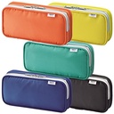 Lihit Lab Smart Fit bright label double pen case (L)