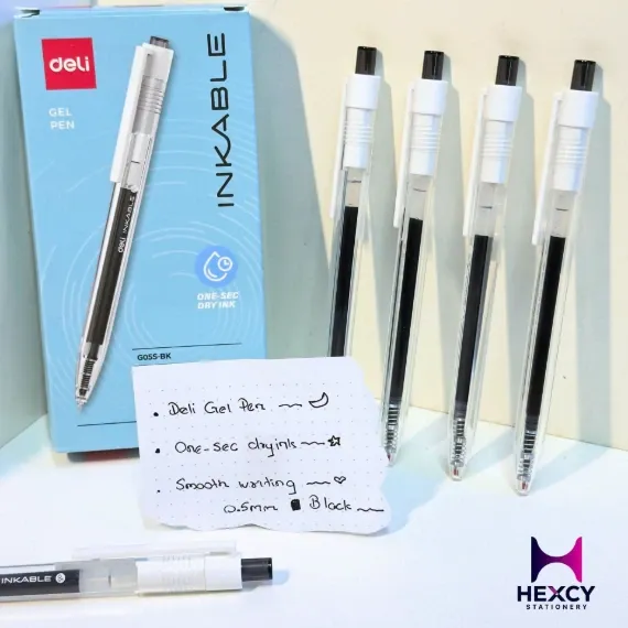 deli lineum gel pen EG05S Black.jfif