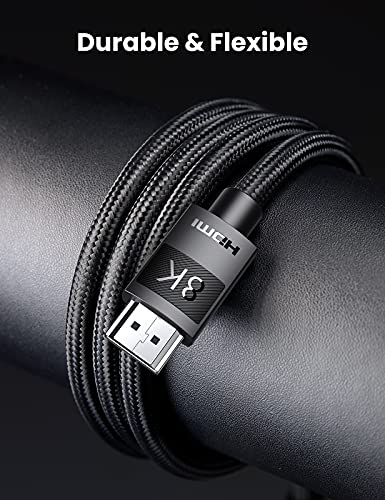 UGREEN LAN Cable, 2M Mesh, Category 8 Connector, Ultra High Speed 40Gbps/2000MHz, CAT8 Compliant, Ethernet Cable, Prevents Clip Breakage, Shielded, Compatible with Modem, Router, PS3, PS4, Xbox
