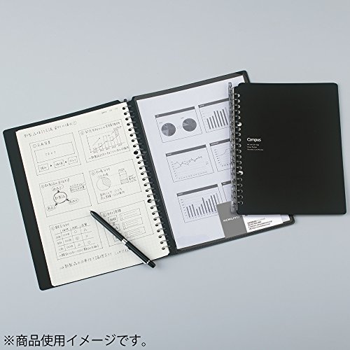 KOKUYO Campus Binder <Smart Ring Biz> with document pocket, PP cover, B5 vertical, 26 holes