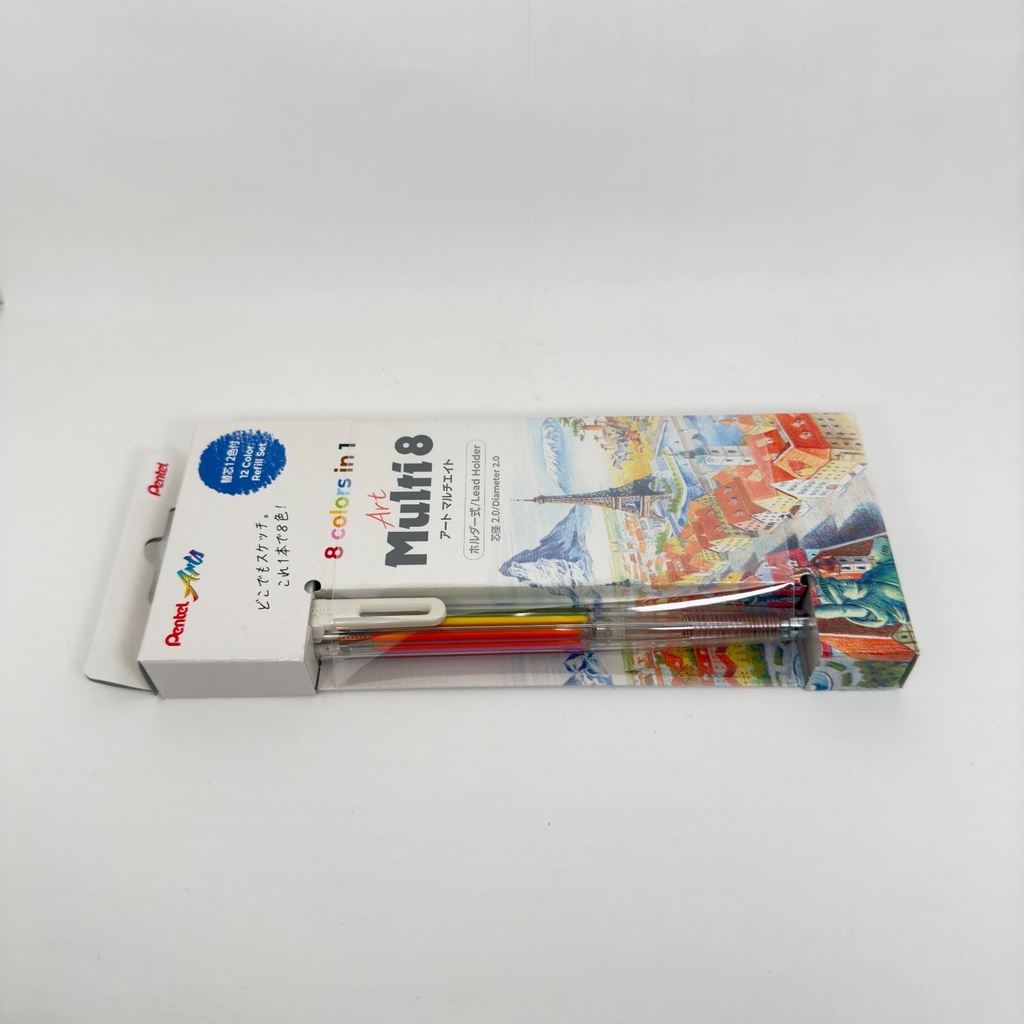 Pentel Multi 8 Color Pen Set(12 Refills)