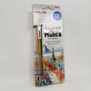 Pentel Multi 8 Color Pen Set(12 Refills)