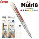 Pentel Multi 8 Color Pen Set(12 Refills)