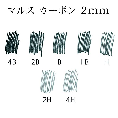 STAEDTLER Mars Carbon 2B Pencil Holder Refills, 12-Piece Set