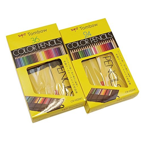 Tombow NQ Colored Pencils in a Roll Case,24 Colors
