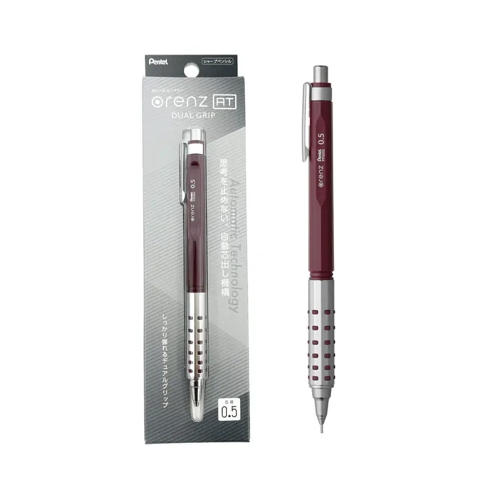 pentel-orenz-at-dual-grip-mechanical-pencil-05mm-dark-red-mechanical-pencils-6428003.webp