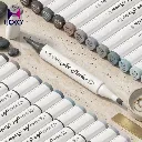 Shuttle Art 15Pcs Art Marker Gray Tones