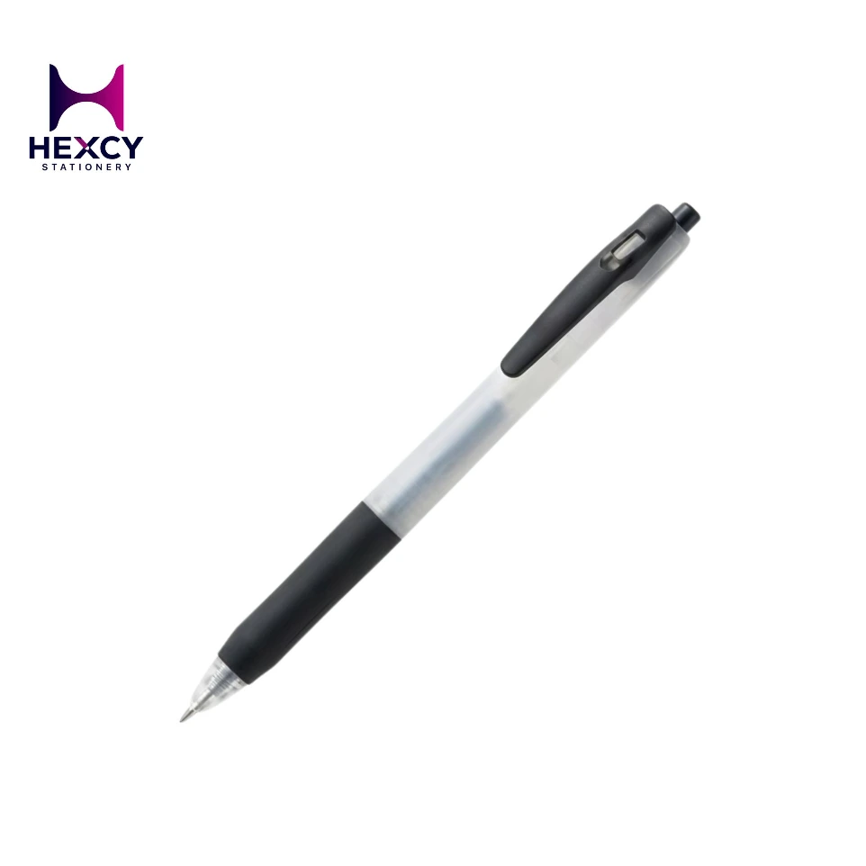 ASKUL Retractable Gel Ink Ballpoint Pen, 0.4mm