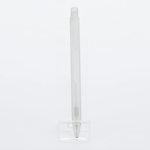 Muji Polycarbonate mechanical pencil (with rubber grip), 0.5 mm WHITE 