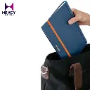 King Jim 5894H-NV Bi-Fold Clear File Compact, 10 Pockets, A4 Bi-fold, Navy