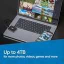 Crucial X9 External SSD 1TB USB 3.2/Type-C Gen2 Compatible - Max Read Speed 1050MB/s