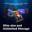 DATO M.2 2230 SSD PCIe 512GB Gen 3x4 NVMe Aluminum Heatsink Internal Solid State Drive M-Key Business Student Gamer Creator Up to 2500/1700 MB/s - ARS330