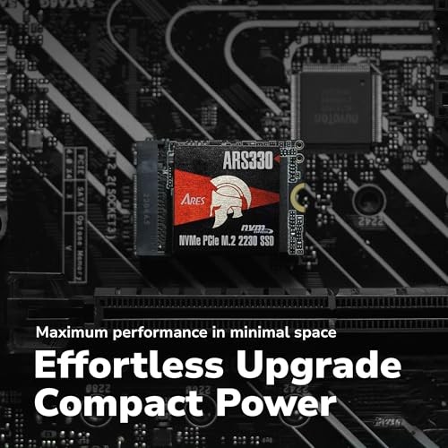 DATO M.2 2230 SSD PCIe 512GB Gen 3x4 NVMe Aluminum Heatsink Internal Solid State Drive M-Key Business Student Gamer Creator Up to 2500/1700 MB/s - ARS330