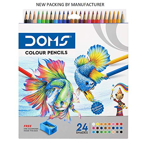 DOMS Full Size Colour Pencil 24 Shades