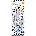 Zebra Sanrio JJ15-SBG-4C Sarasa Clip Gel Ballpoint Pen, 0.02 inches (0.5 mm), Pretend Balance, Set of 4 Colors