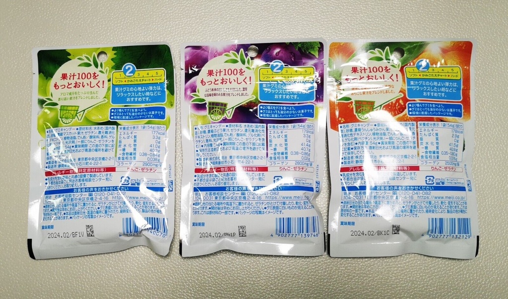Meiji Gumi Grape 54g