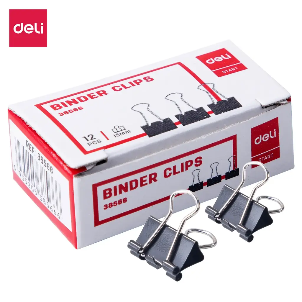 [E38566] Deli 38566 Binder Clip