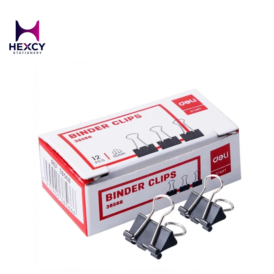 [E38566] Deli 38566 Binder Clip