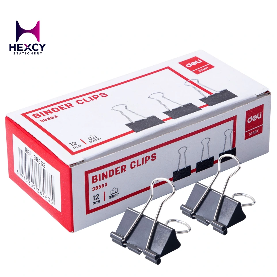 [E38563] Deli Classic 38563 Binder Clip
