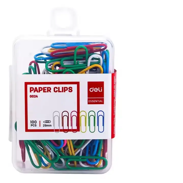 [E0024] Deli 0024 Color Paper Clip