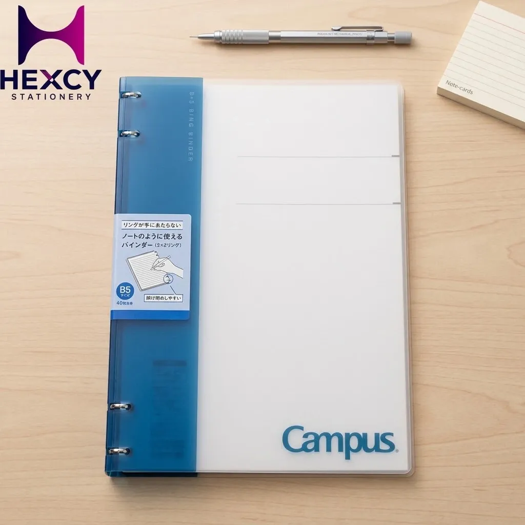 KOKUYO Campus Binder ,40 Sheets,26 Rings,B5 Size