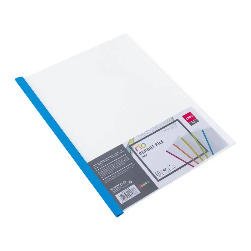 [E5538] Deli 5538 Stick File A4 -35 Sheets (Blue 1)