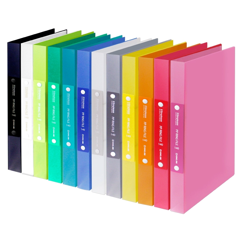 [621T GSV] King Jim PP Ring File 140-Clear