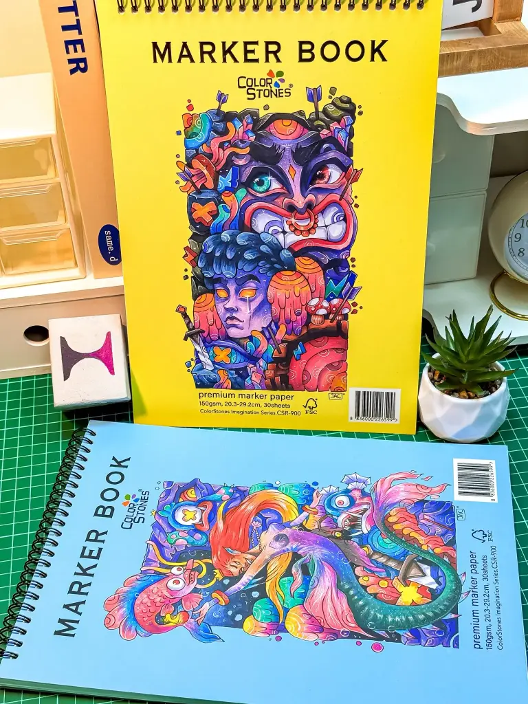 Color Stones Marker Drawing Book 20.3-29.2cm