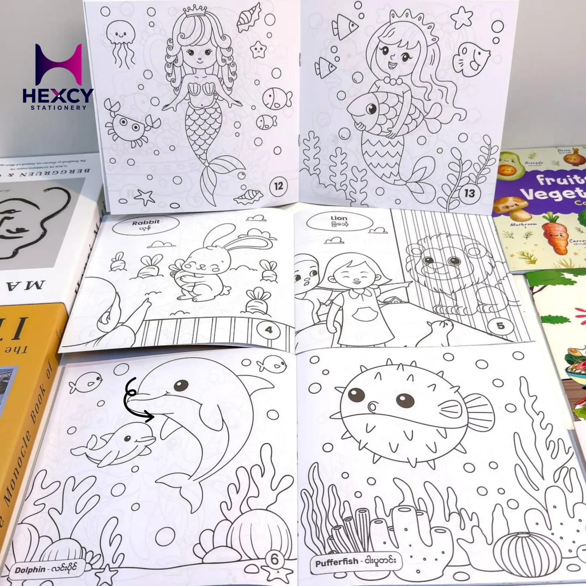 Sea Animals Coloring Book