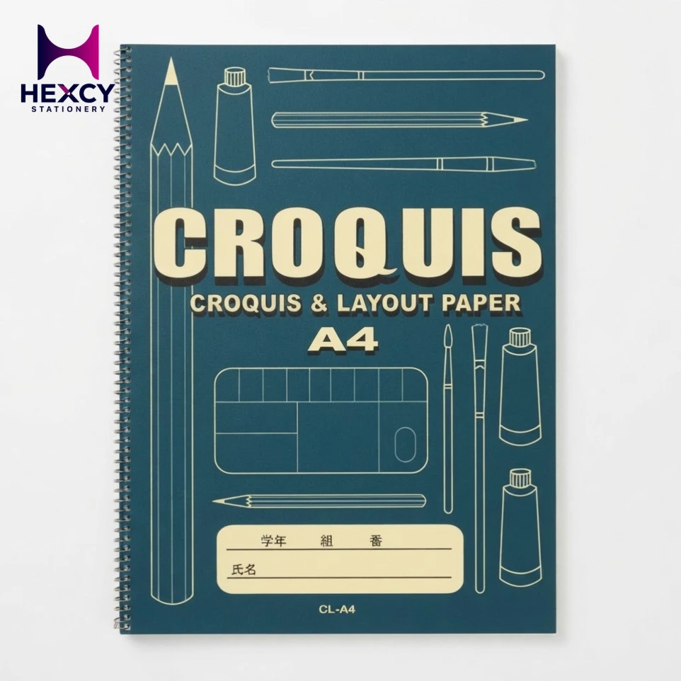 [CL-A4] Croquis & Layout Paper,A4,60 GSM,40 Sheets