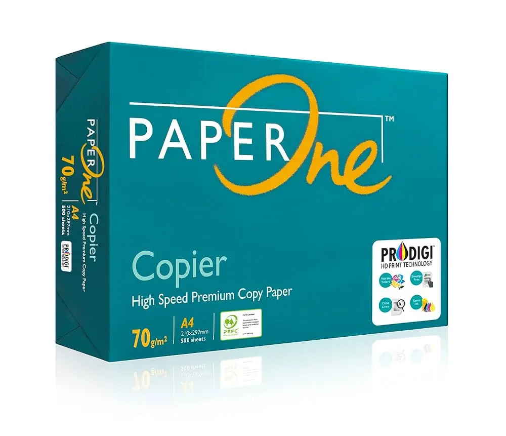Copy Paper 70 GSM A4 500 Sheets PaperOne 
