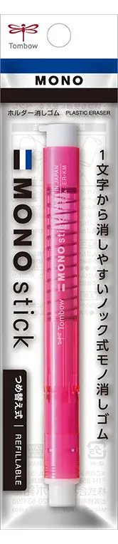 [JCC-121C] Tombow Mono Stick Push Type Eraser (Pink)