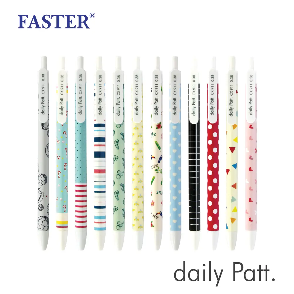 [CX911] Faster CX911,Daily Patt Ballpoint Pen 0.38
