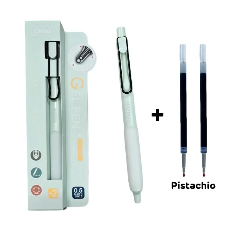 [ONI-9133B-4] Oniso Gel Pen with 2 Refils Pack-4