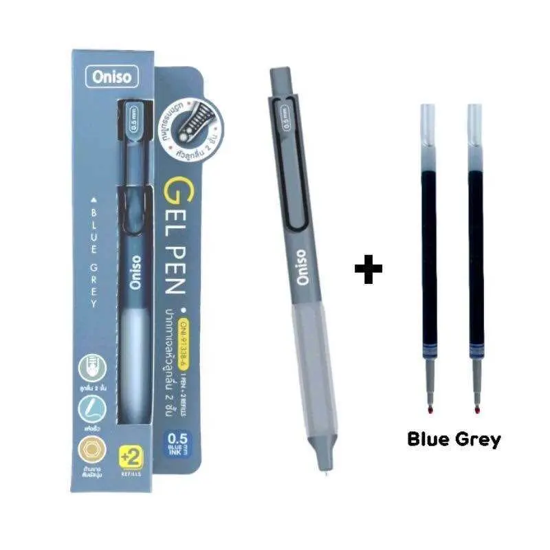 [ONI-9133B-5] Oniso Gel Pen with 2 Refils Pack-5