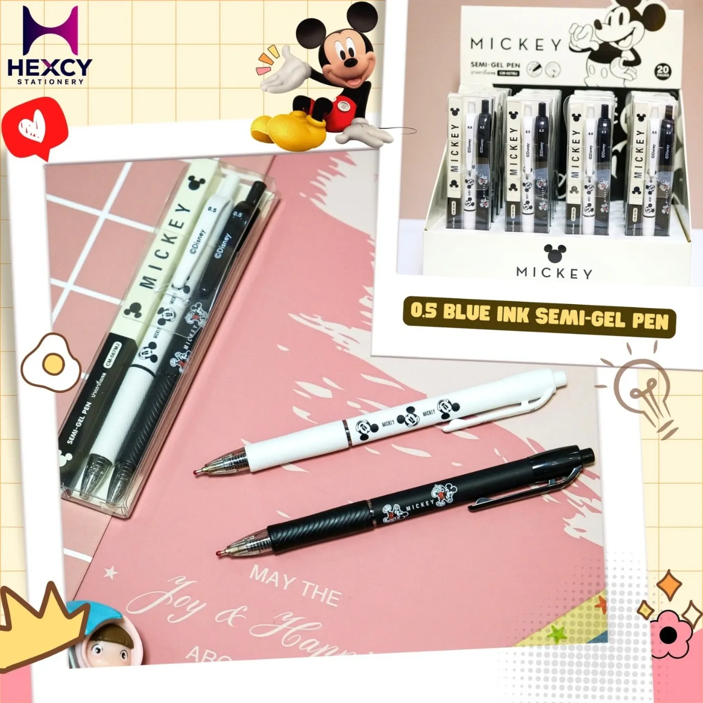 MT Mickey Erasable Pen Set