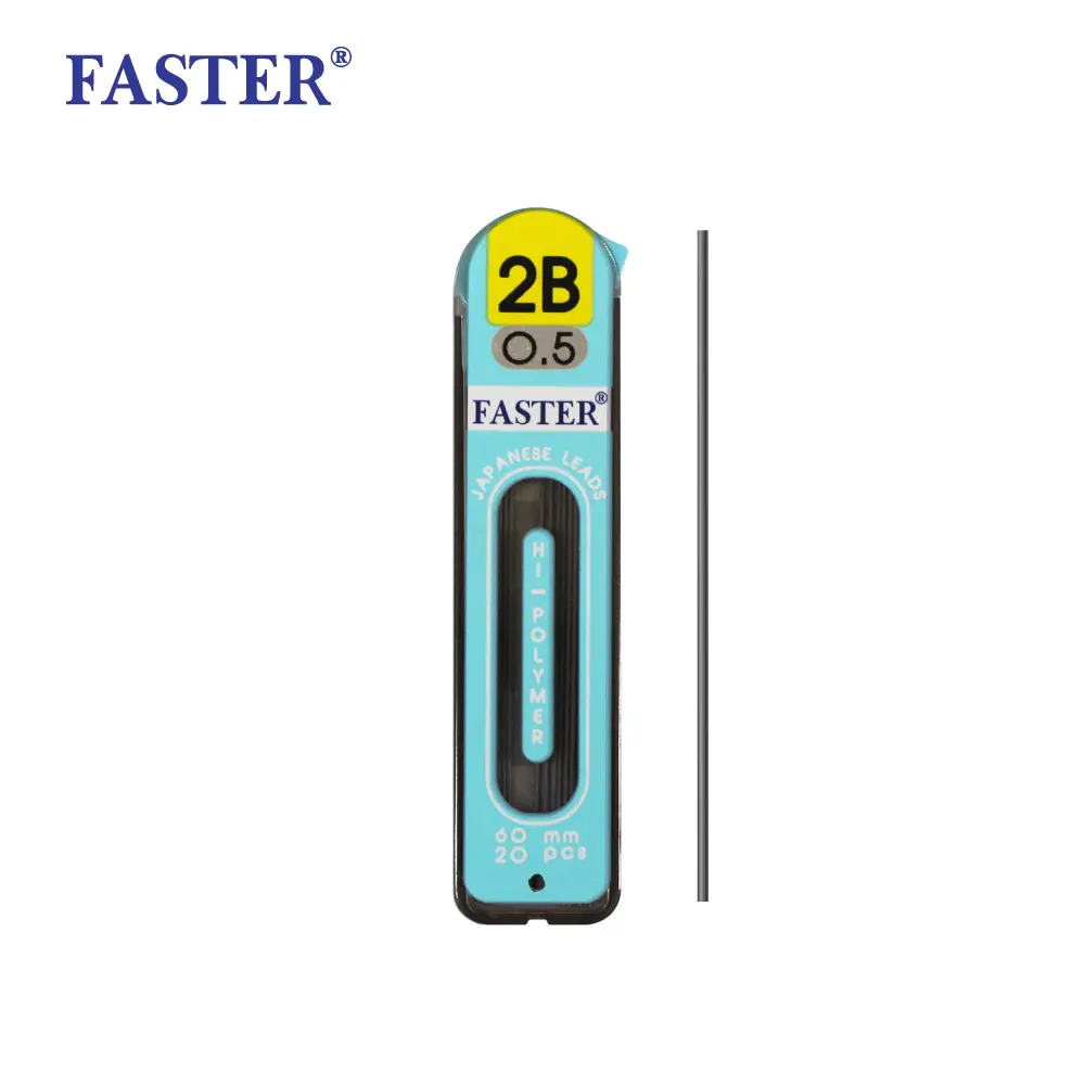 [MCL2B-01] Faster 2B Hi Polymer Japanese Leads,60 mm 0.5