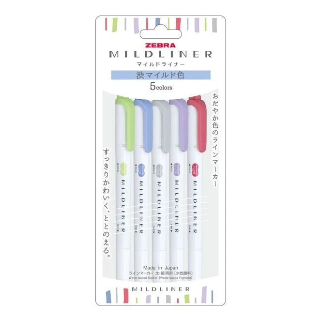 Zebra Mildliner  Colors Pen