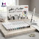 Shuttle Art 15Pcs Art Marker Gray Tones
