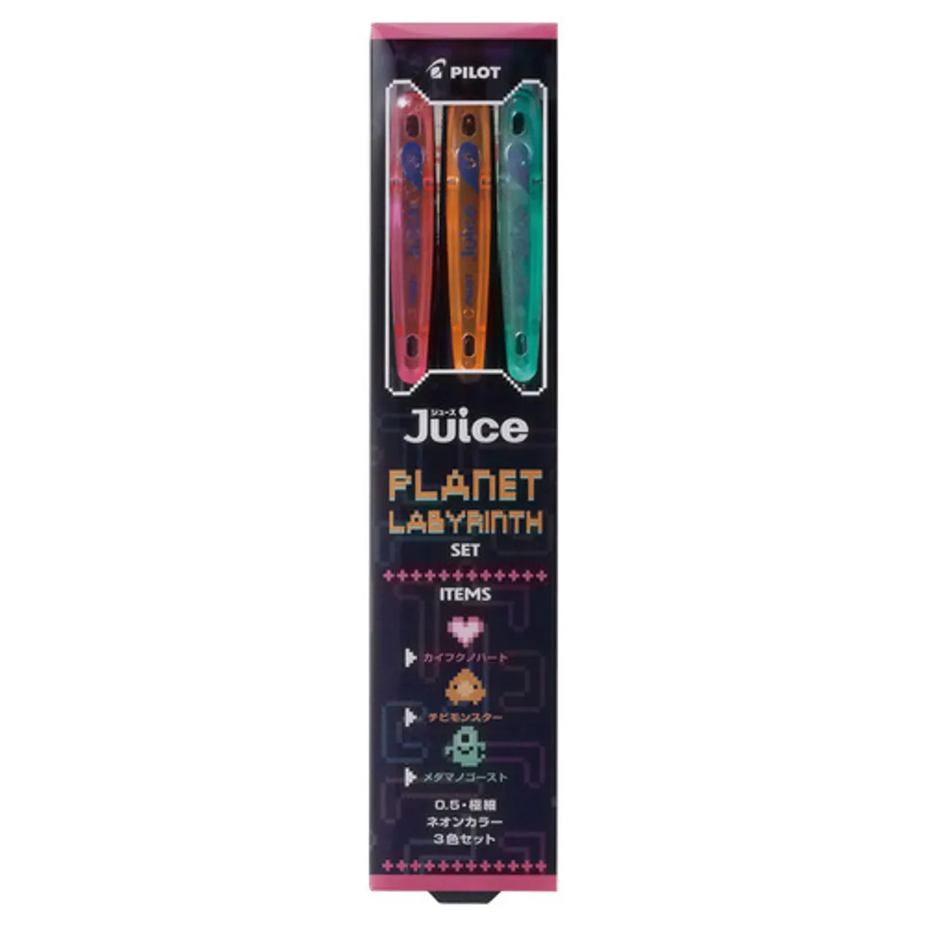 PILOT Pilot Pole Pen, Set of 3 Colors, Juice, Neon Colors