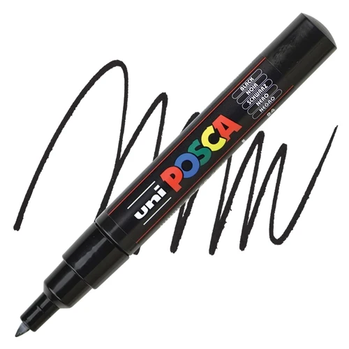 Uni Posca, Extra Fine Point, Black