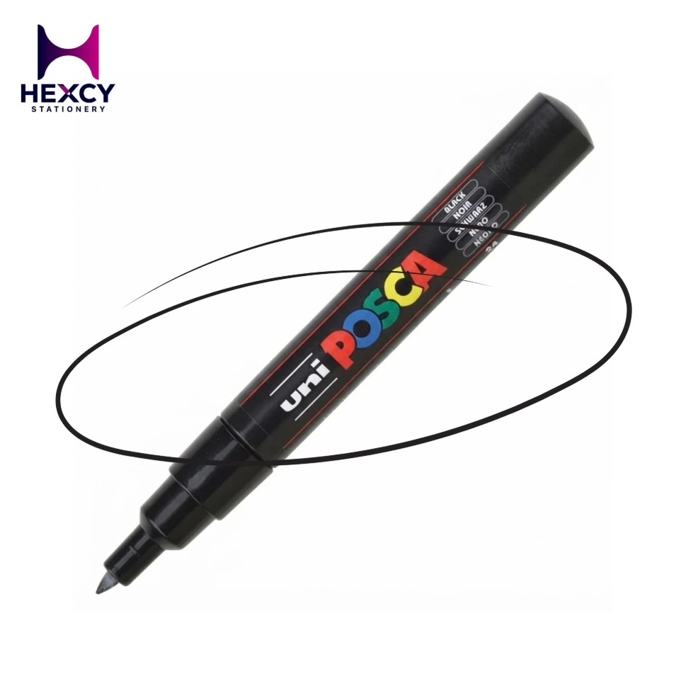 [PC-1M.24] Uni Posca, Extra Fine Point, Black