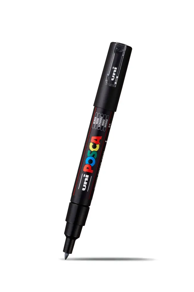 [PC-1M.24] Uni Posca, Extra Fine Point, Black