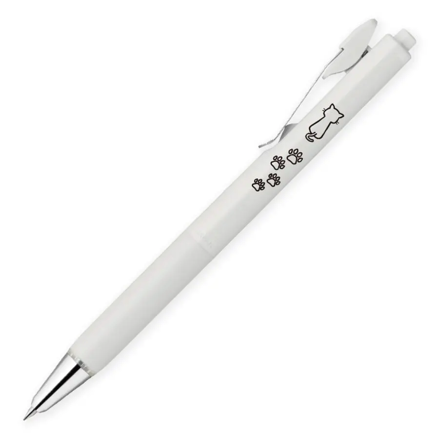 Zebra Oil-based Ballpoint Pen 0.5mm BLEN U Single Color Black Ink Cat Pattern Limited Edition BAS87-_-CATA