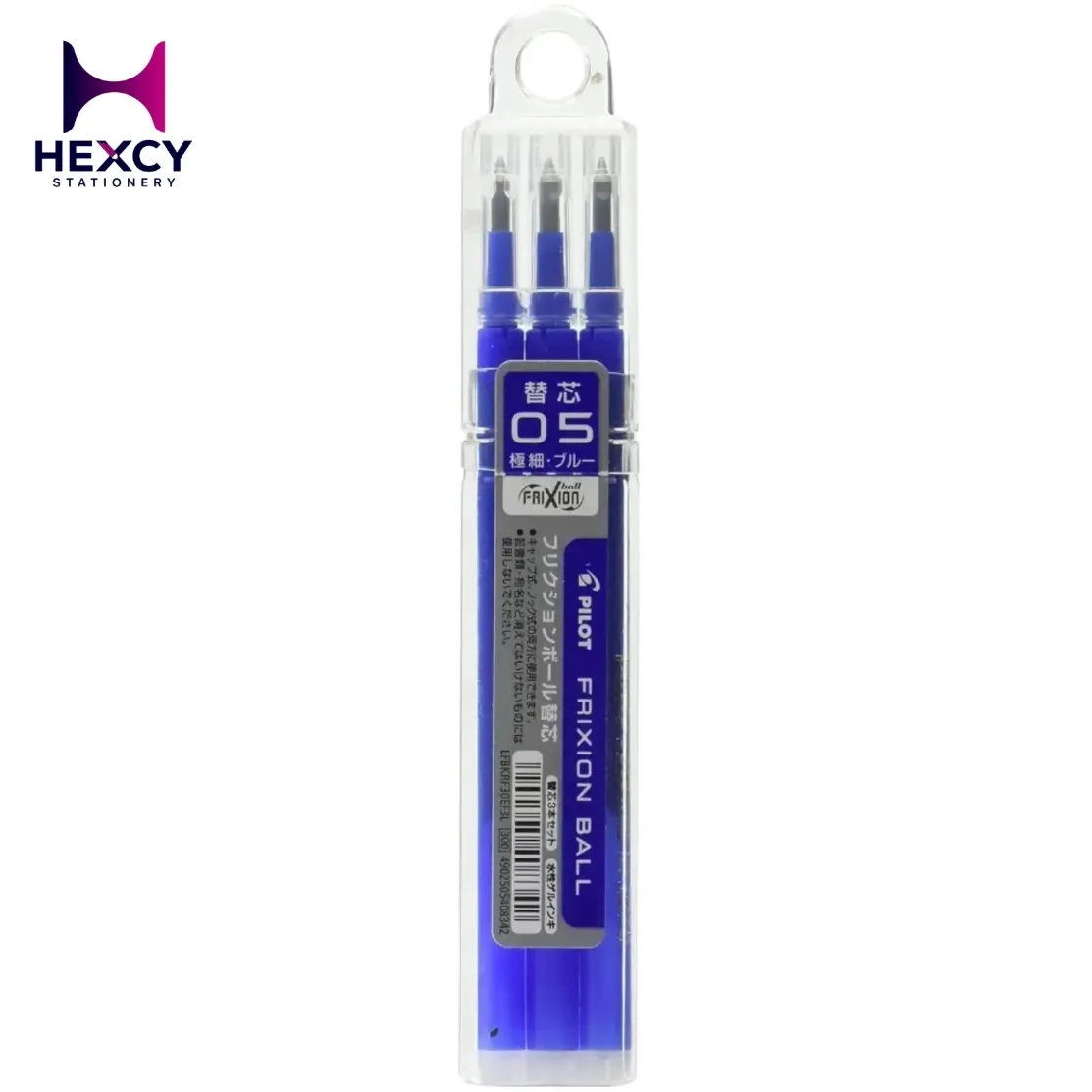 [LFBKRF30EF3L] PILOT Frixion Ball Refill 0.5mm 3Pcs Pack (BLUE)