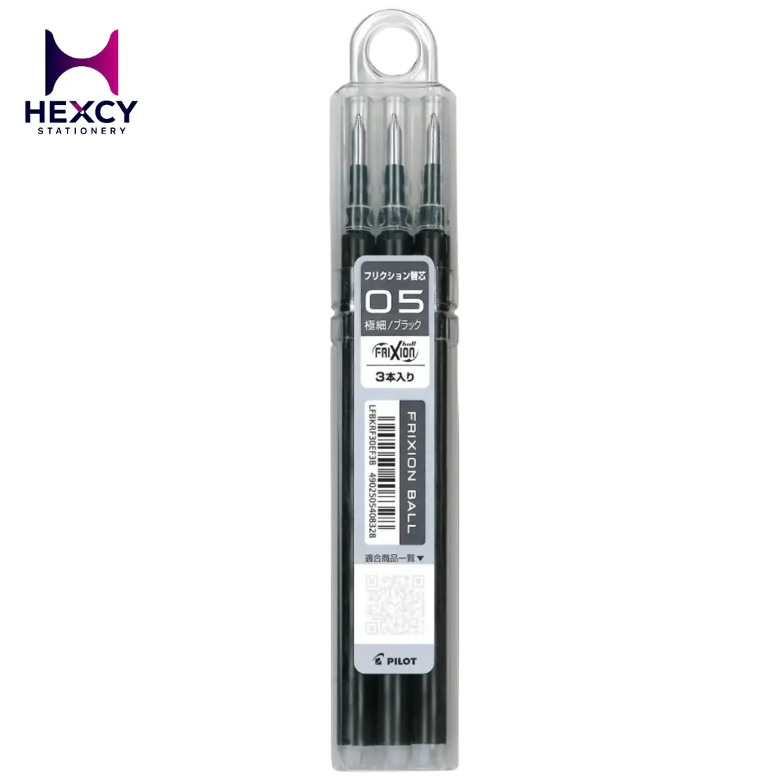 PILOT Frixion Ball Refill 0.5mm 3Pcs Pack