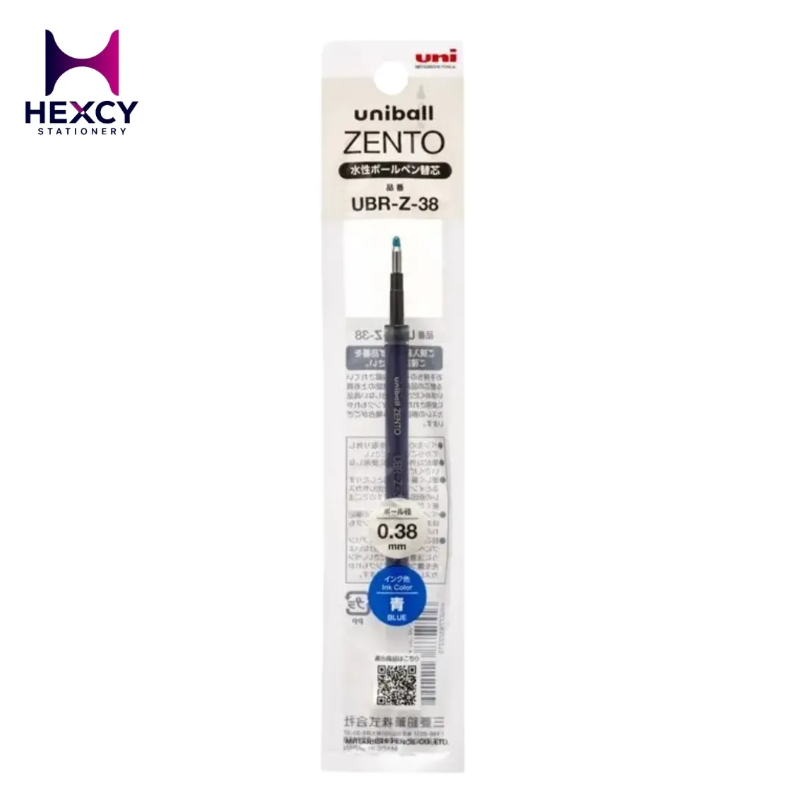Uni-Ball ZENTO Refill, 0.38 mm