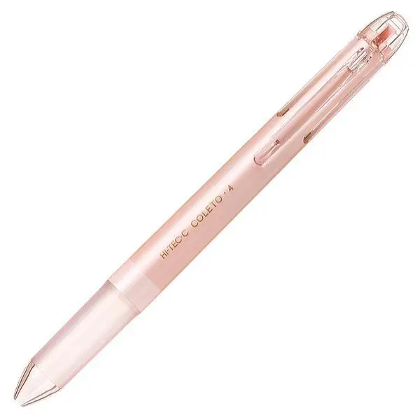 [LHKCG20C-PKP] Pilot  Hi-Tec C Coleto Multi-functional Pen, Main Body, 4 Colors (Pink Pearl)