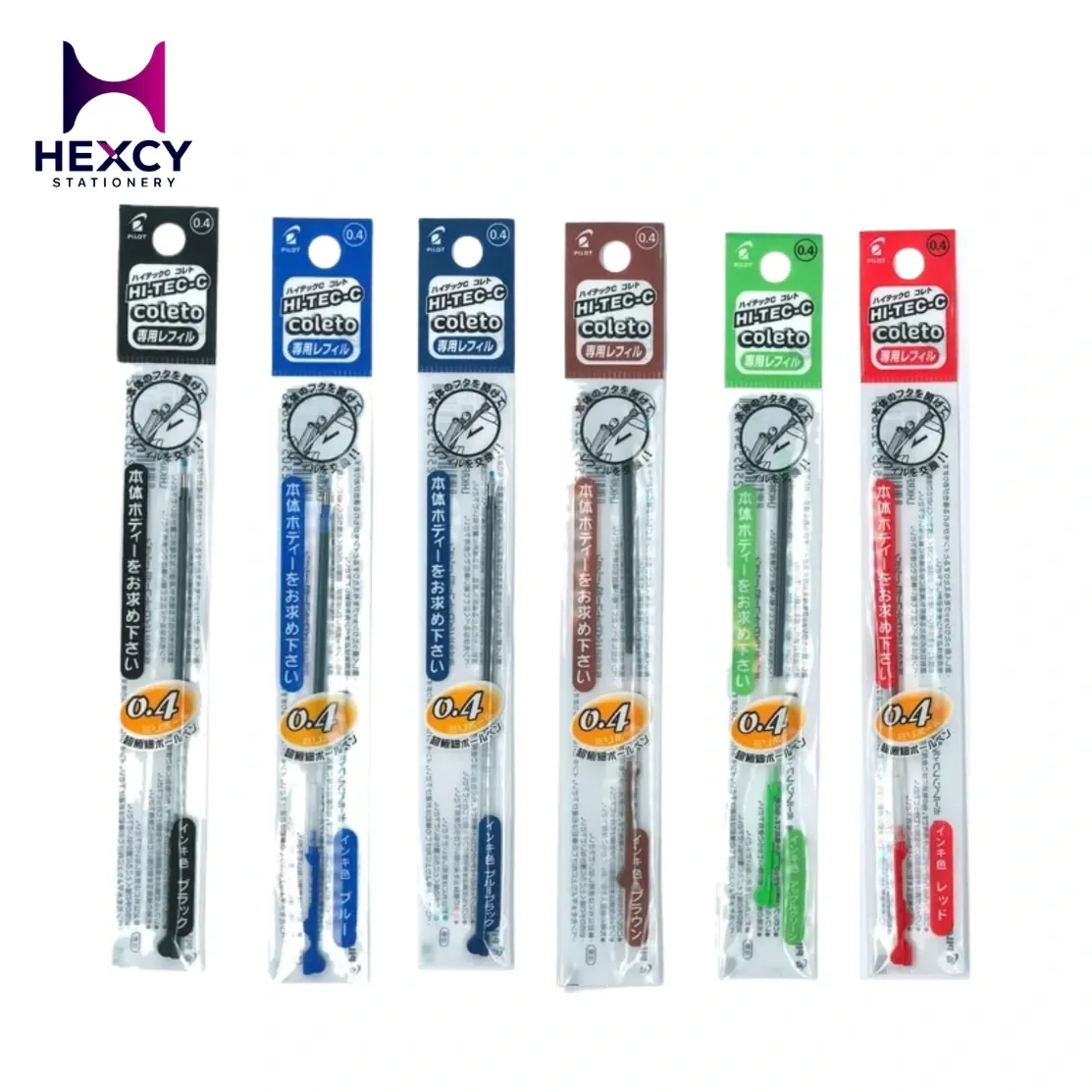 Pilot Hi-Tec C Coleto 0.4mm Refill 