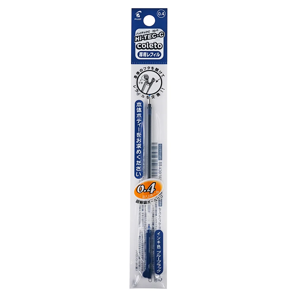 Pilot Ballpoint Pen Refill, Multifunction Pen Hi-Tec C Coleto Refill, 0.4
